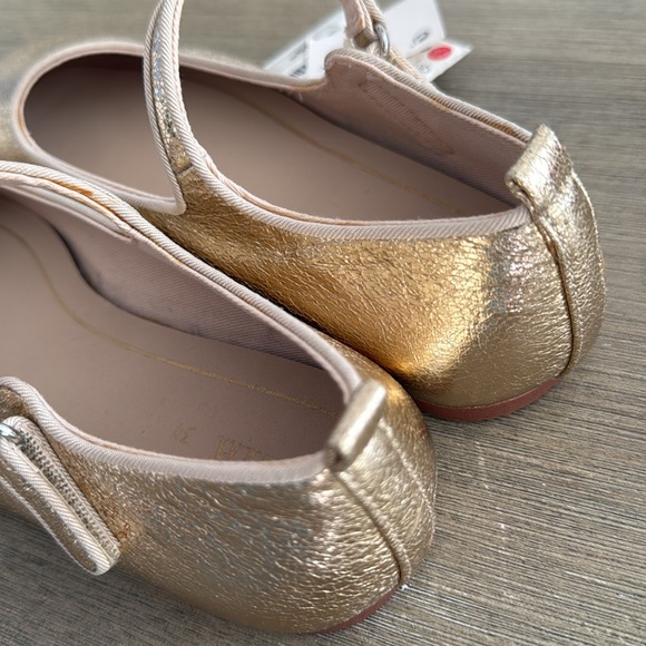 ZARA GOLD MARY JANES - Picture 4 of 8